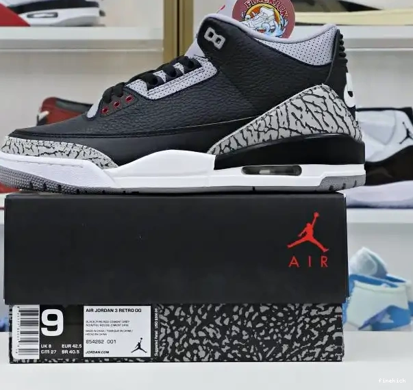 retro Jordan Jordan 2018（854262-001）  blackcement Air 3 0520
